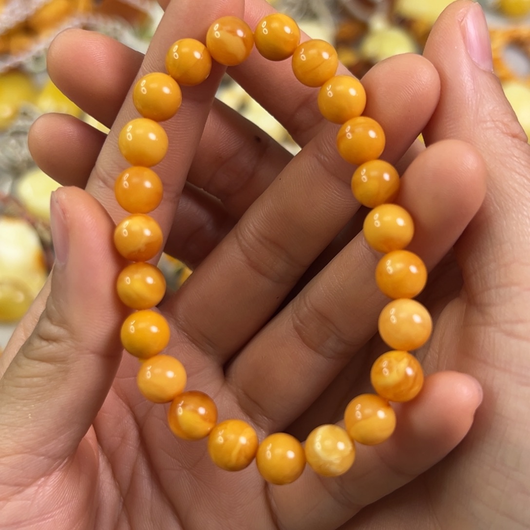 蜜蜡裸石未镶嵌蜜蜡