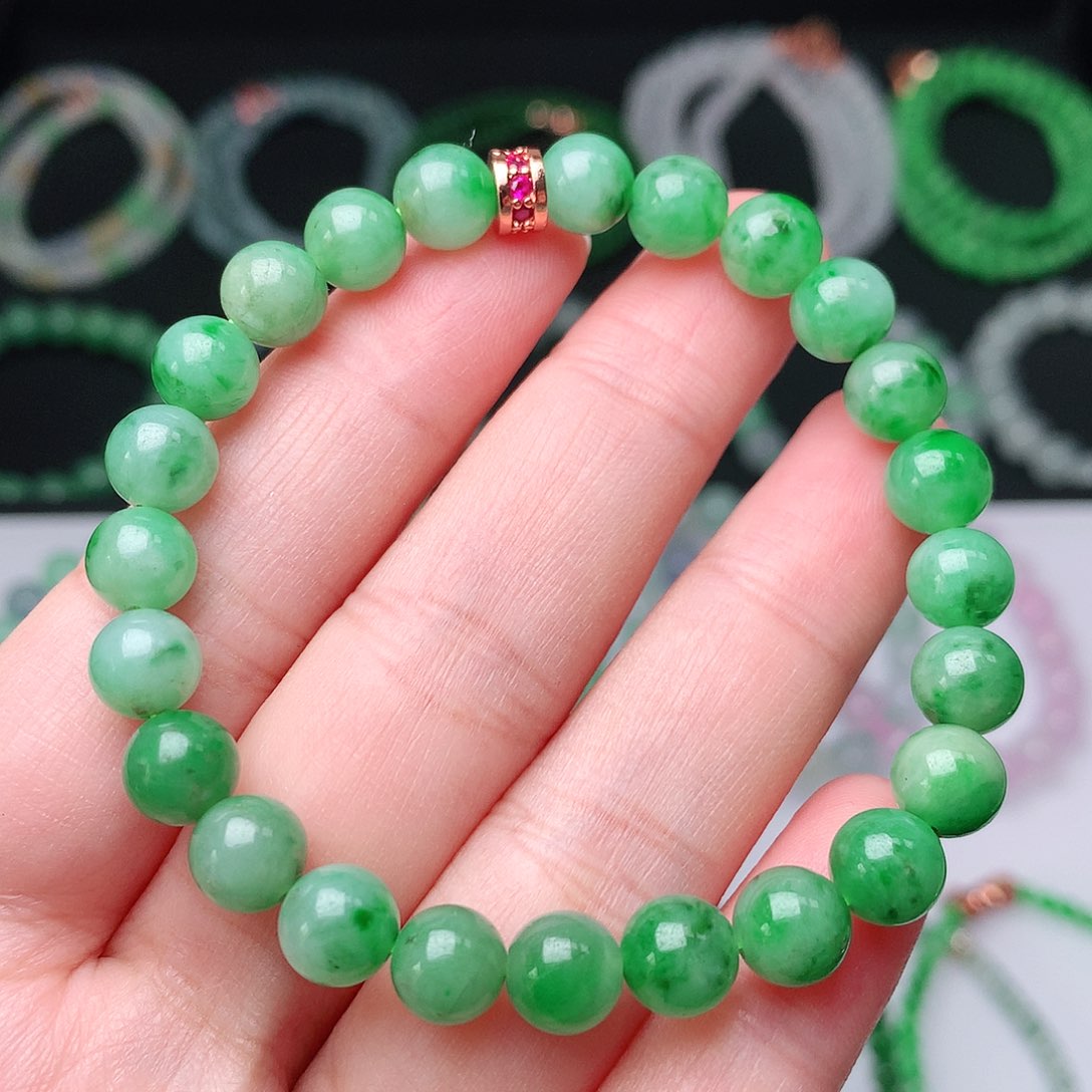 翡翠手链未镶嵌翡翠