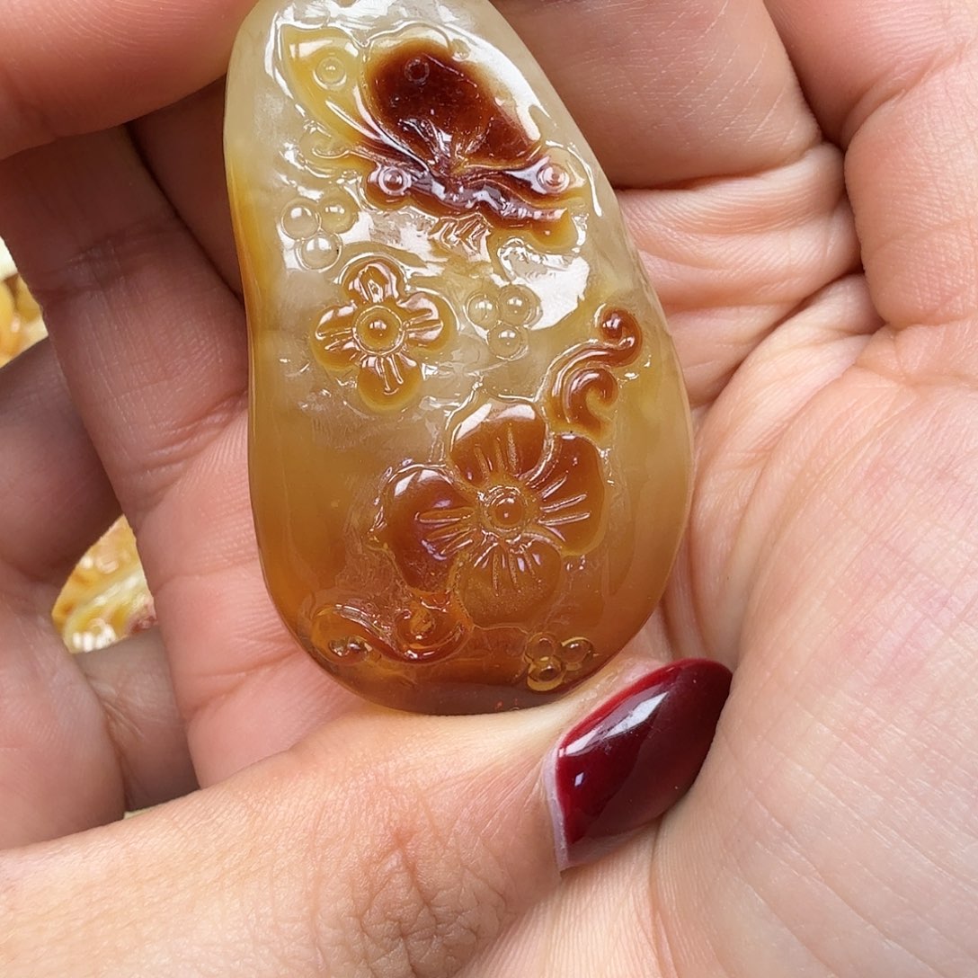 琥珀未镶嵌裸石你好