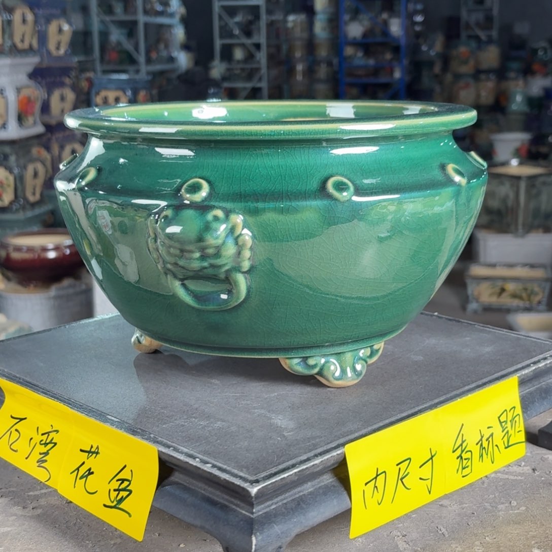 一风堂石湾花盆 内20*13