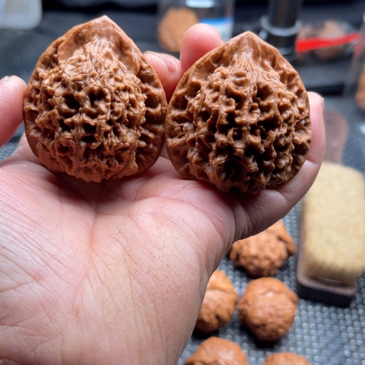 桃核把件全品管帽边47肚47