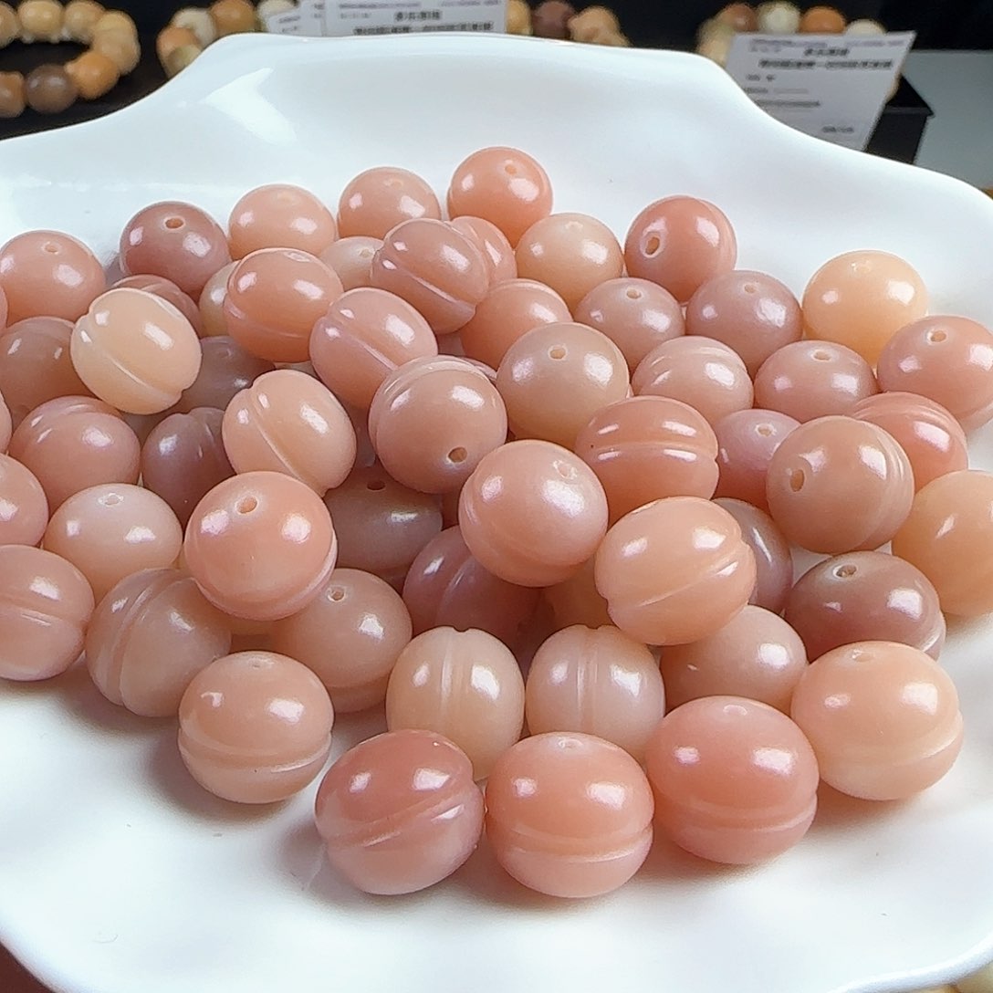 菩提根/象牙果手串卡14粉色汉堡20颗