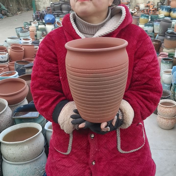 红陶口20高27瑕疵