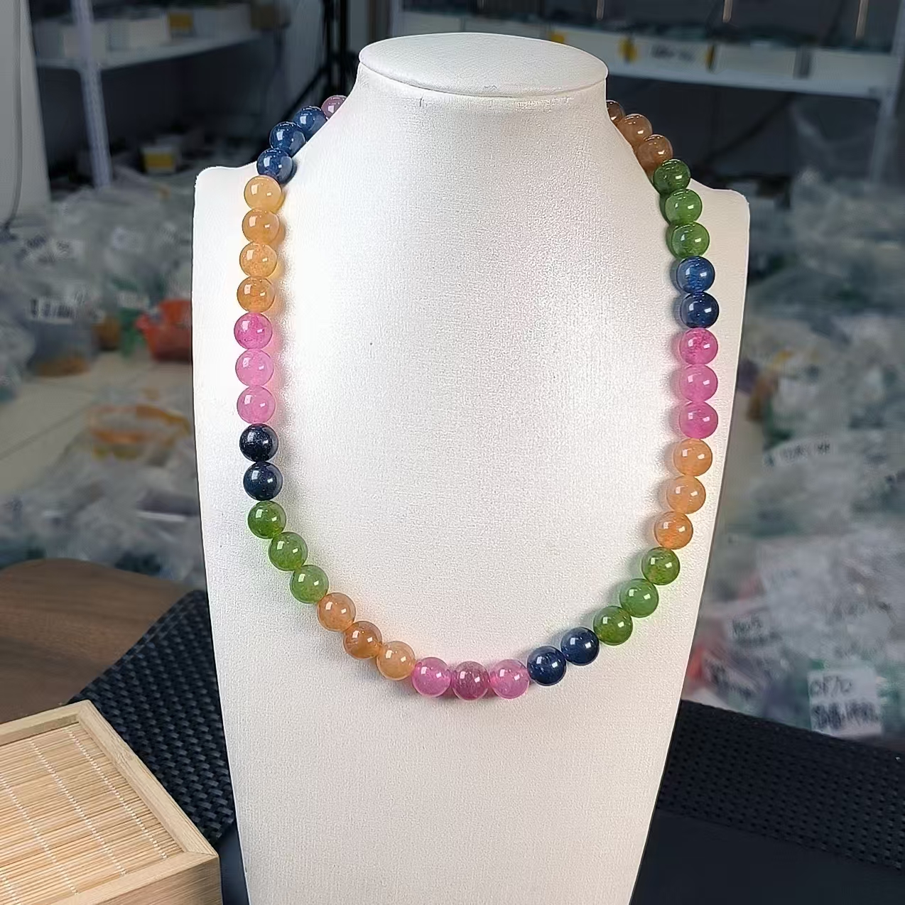 (聚宝严选）A523彩虹妈妈链百搭素款妈妈款时尚精美