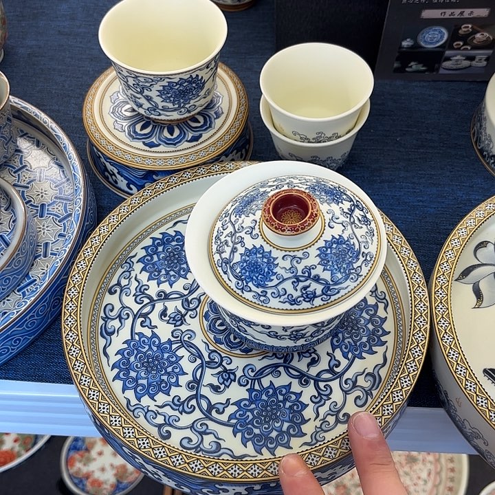 盖碗一套原来这么便宜