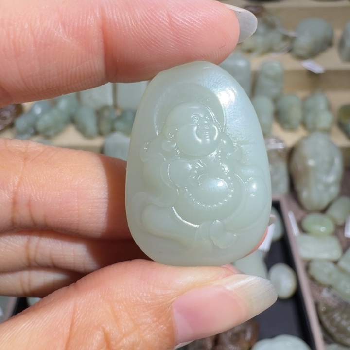 和田玉吊坠(不含链)未镶嵌