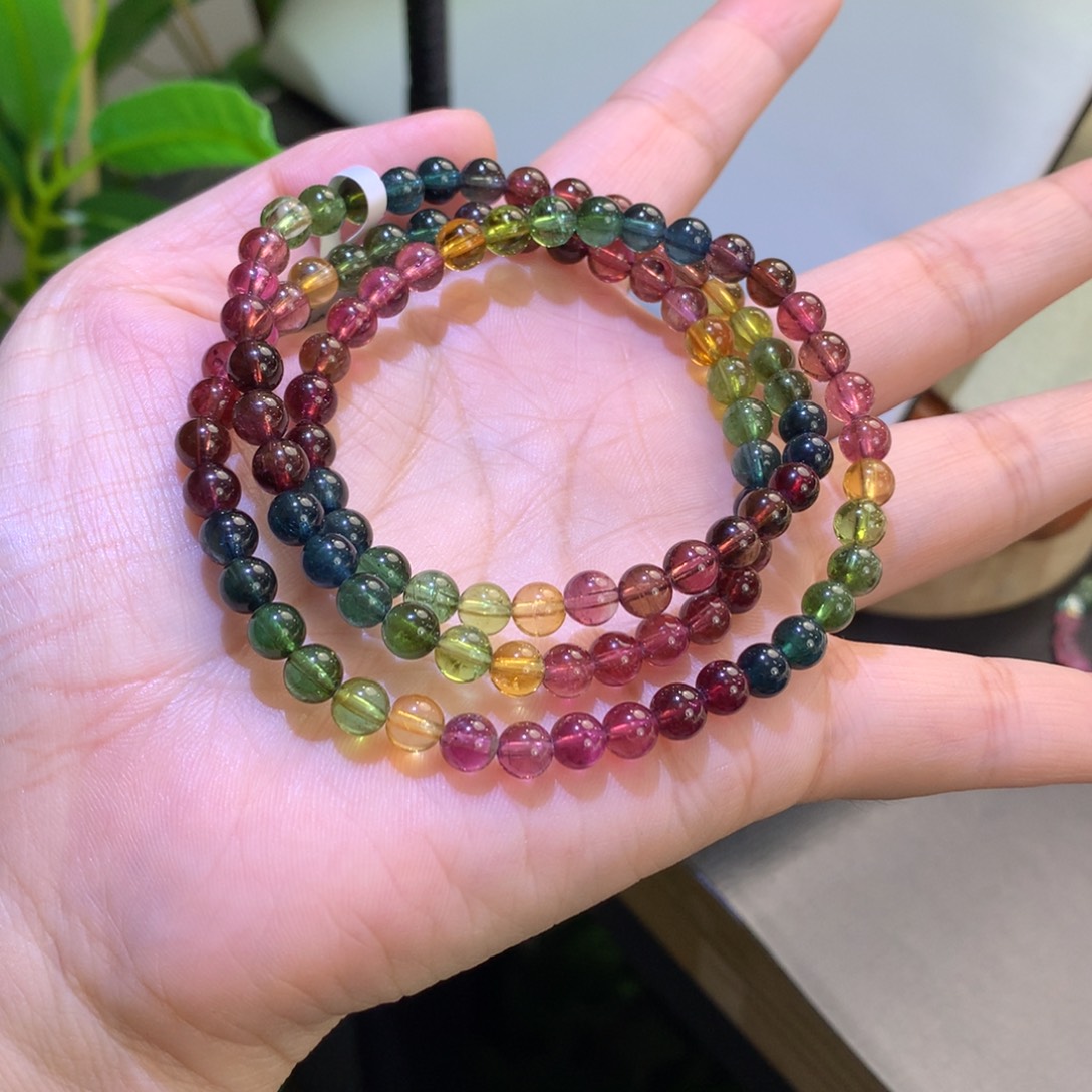 未镶嵌手串碧玺手串