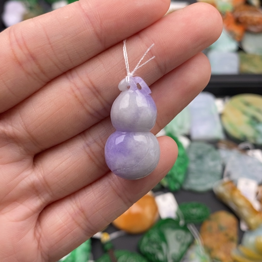 翡翠颈饰未镶嵌葫芦2.25S