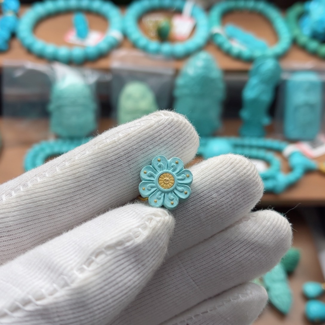 绿松石未镶嵌配饰