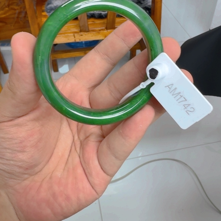 和田玉（碧玉）手镯未镶嵌54