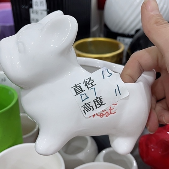 多肉绿植陶瓷花盆9.9包邮，有孔