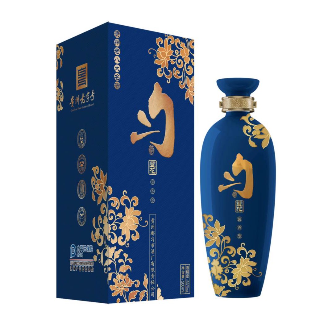 匀酒蓝花500ml53%Vol