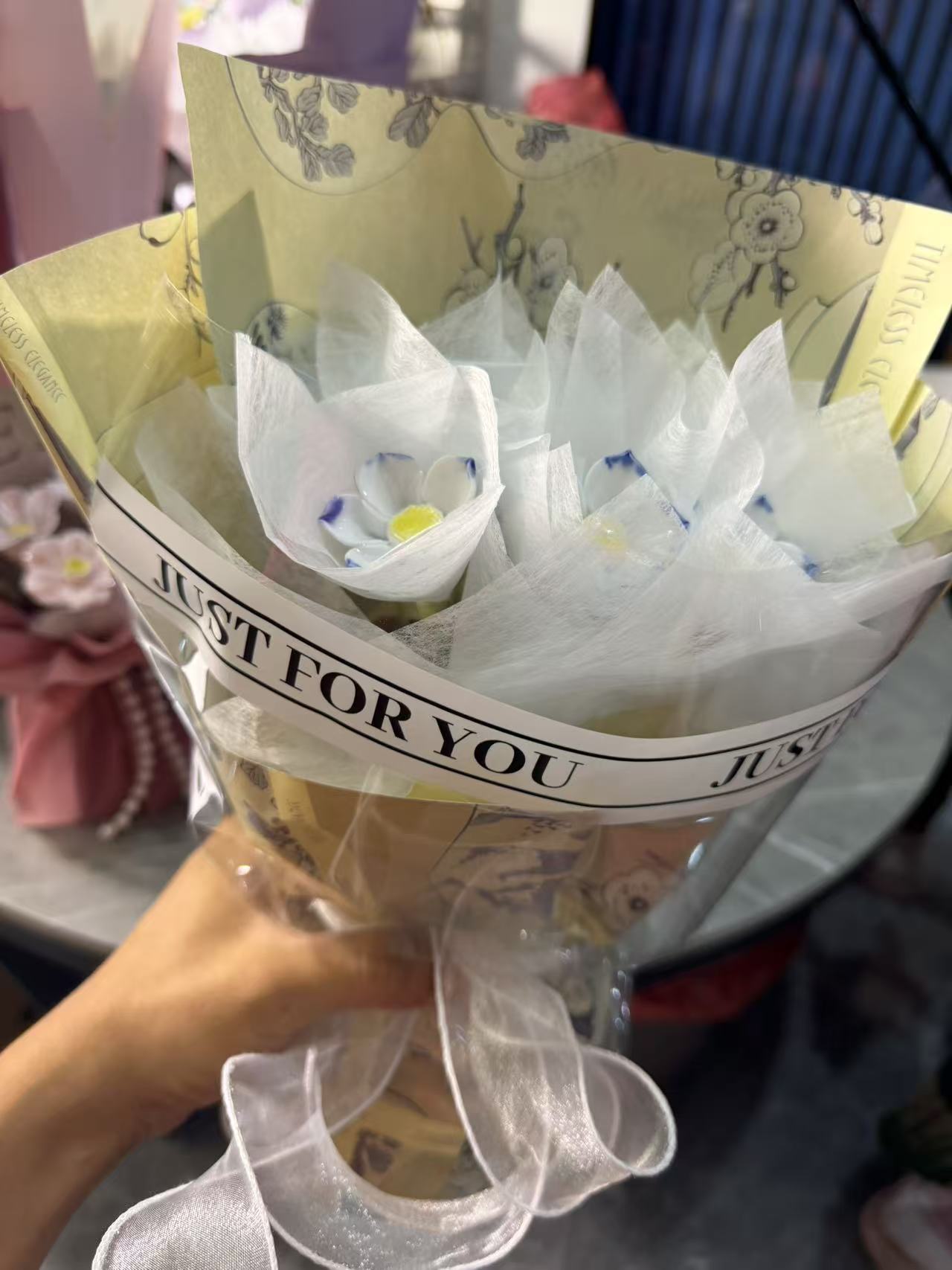 景德镇陶瓷花手工青花瓷设计送家人送对象