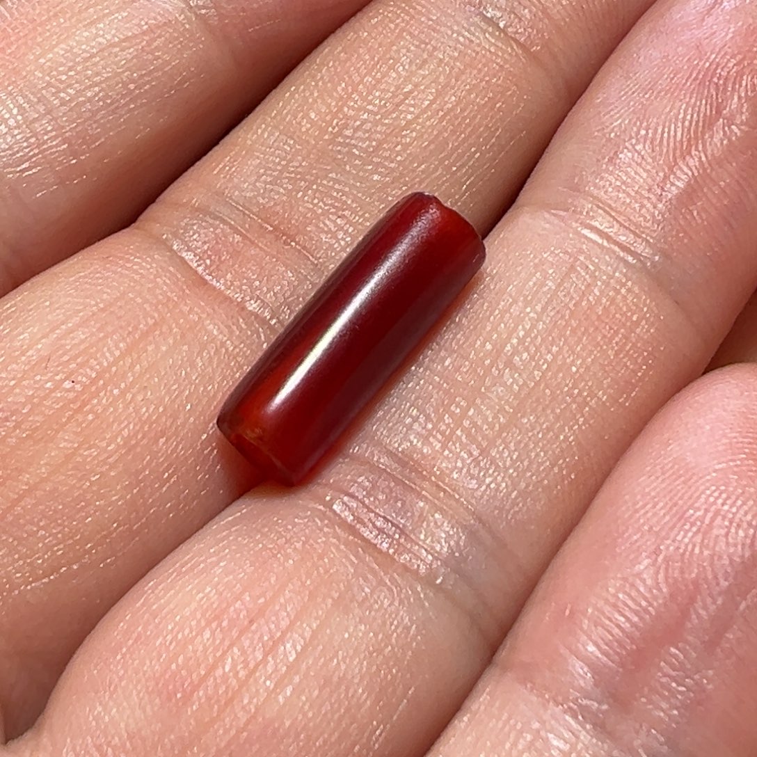 后***人玛瑙/玉髓未镶嵌颈饰