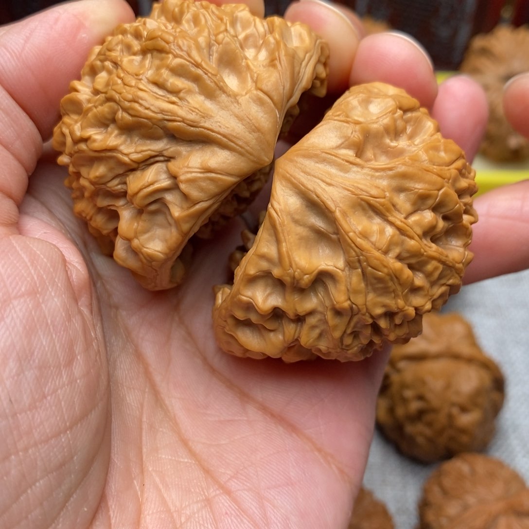 文玩核桃把件小****e全品聚宝盆47尺