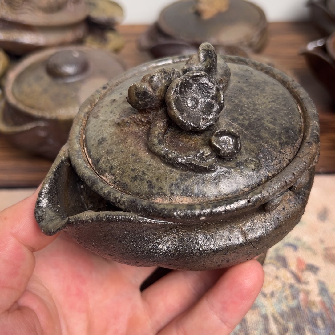 敬欣柴烧微瑕宝瓶