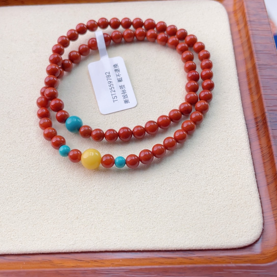 南红玛瑙未镶嵌手链南红手串13.5克