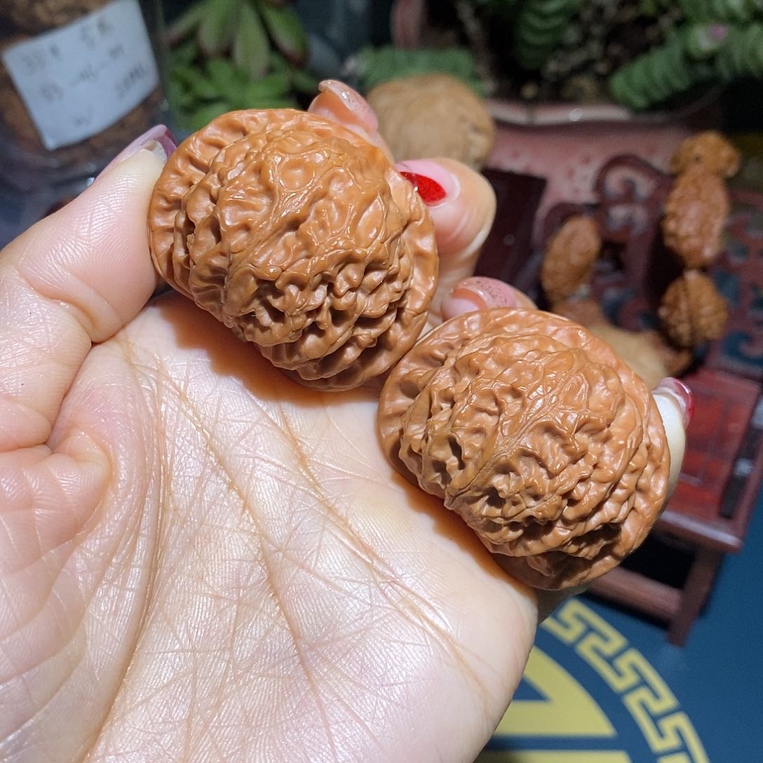 文玩核桃把件43宫灯