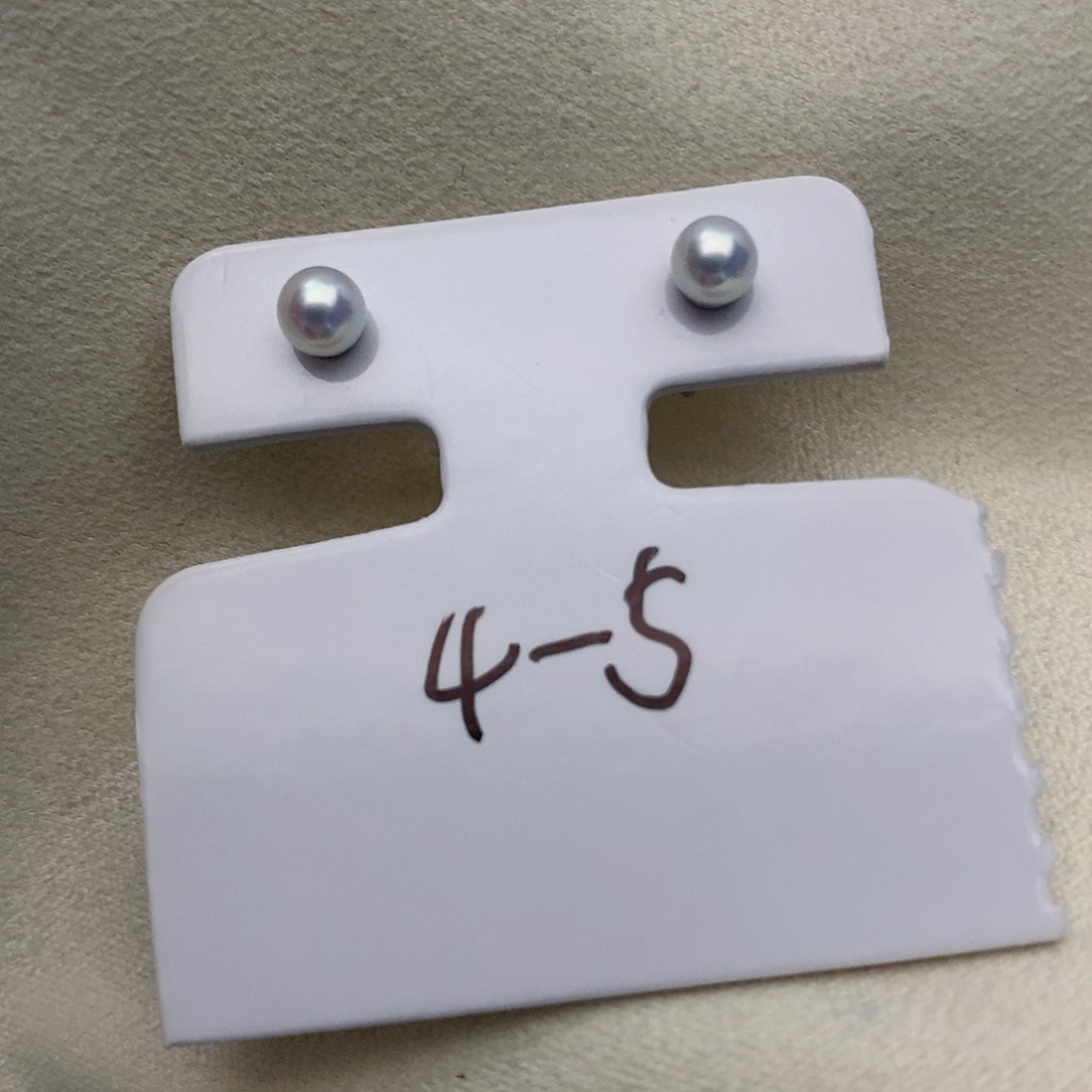 【闪购商品】银S925镶嵌淡水珍珠耳饰