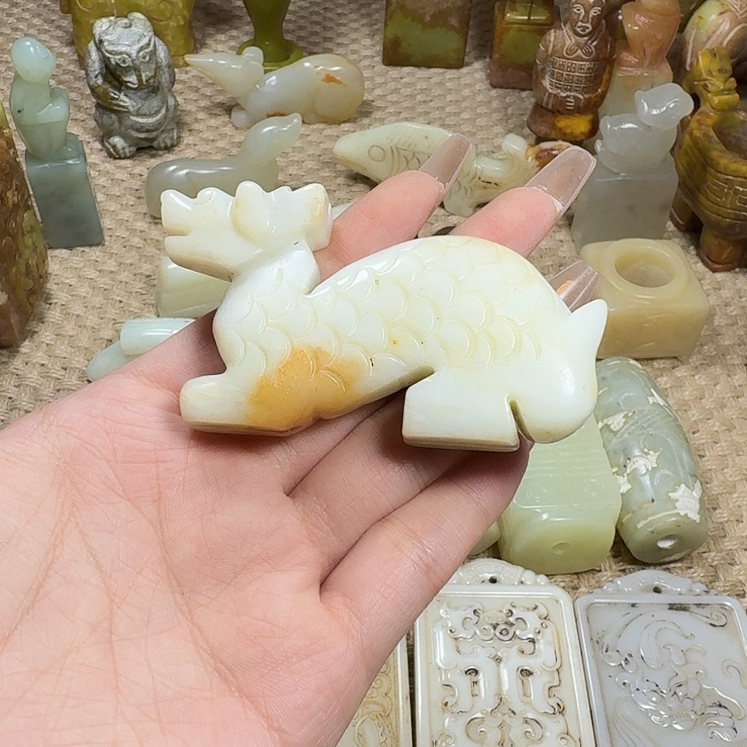 白玉菩提吊坠挂件