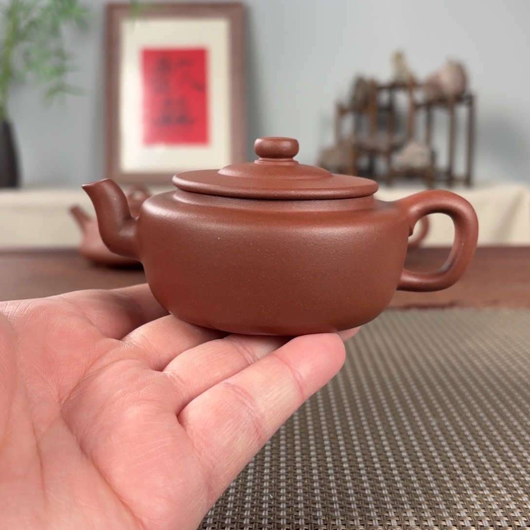 紫砂茶壶黄龙山原矿紫砂壶150