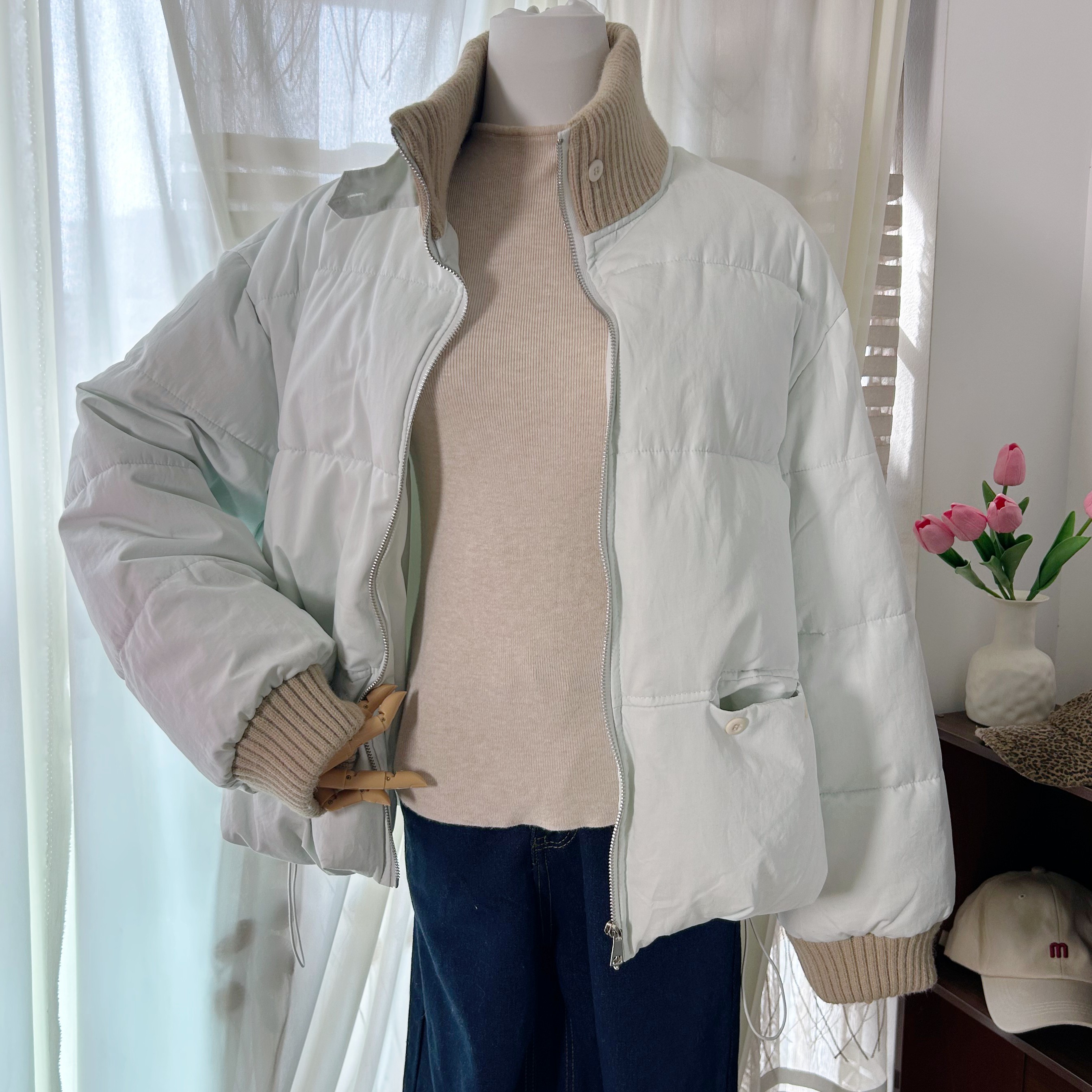 立领棉服外套女冬季新款加厚保暖宽松韩系短款面包服棉袄