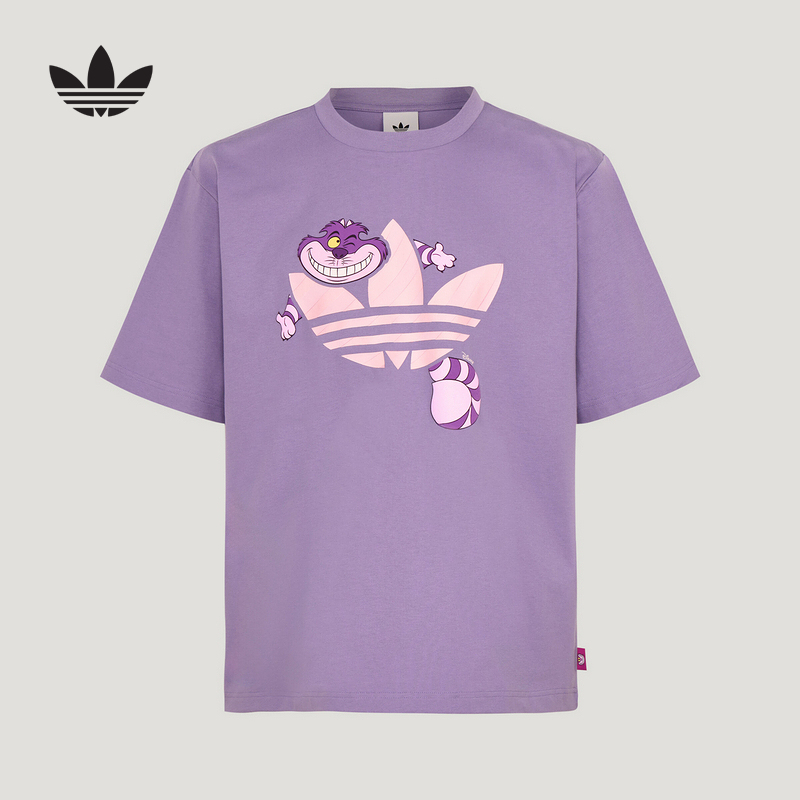adidas/阿迪达斯DISNEY迪士尼联名运动短袖T恤新款三叶草 KY8306
