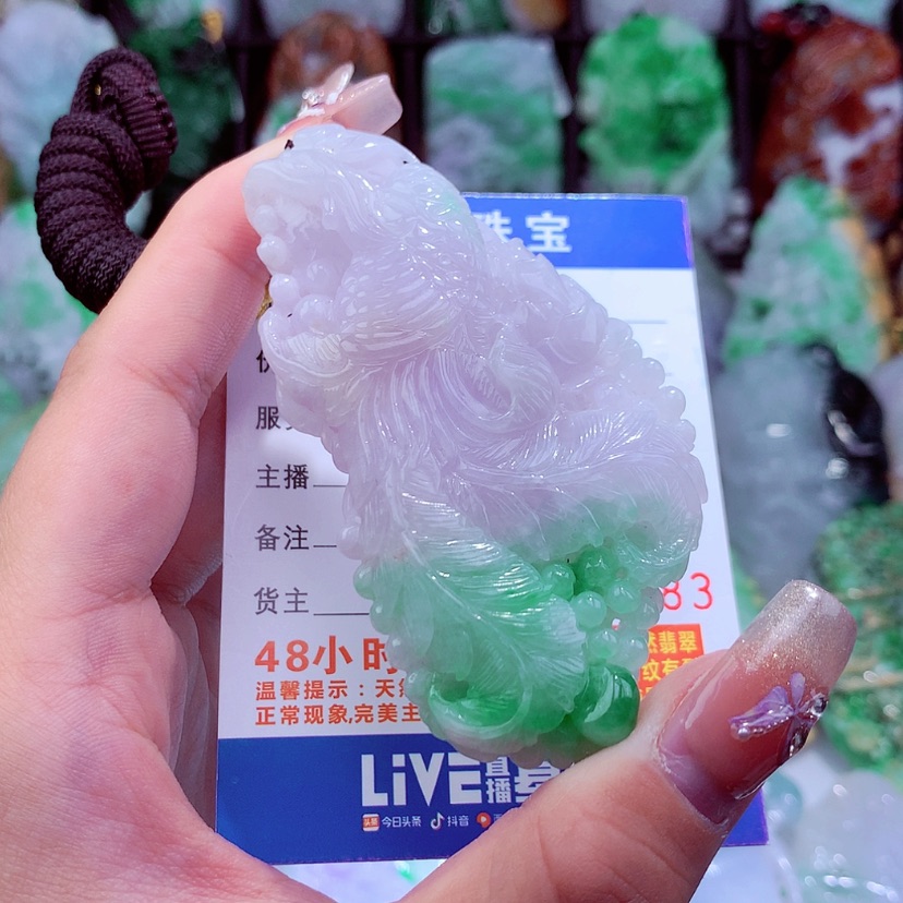 【闪购商品】翡翠颈饰未镶嵌挂件