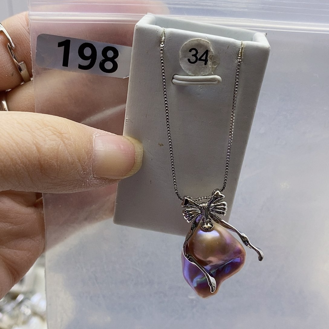 颈饰合金淡水珍珠