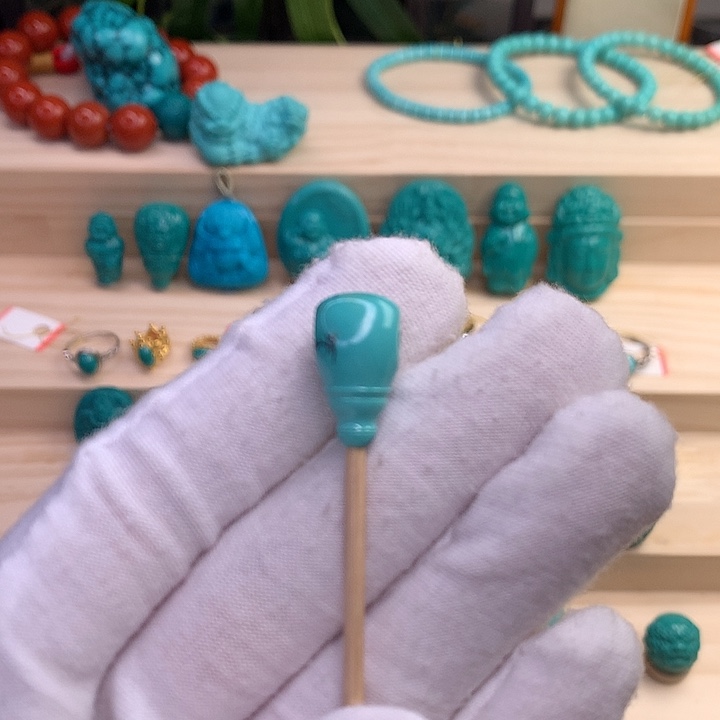 绿松石珠宝半成品未镶嵌