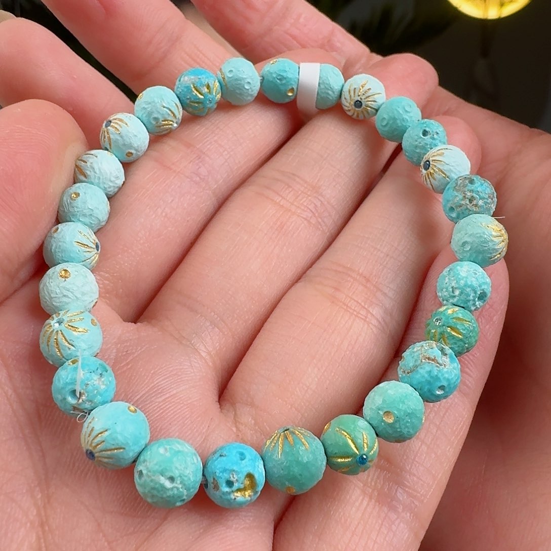 绿松石珠宝奇石未镶嵌