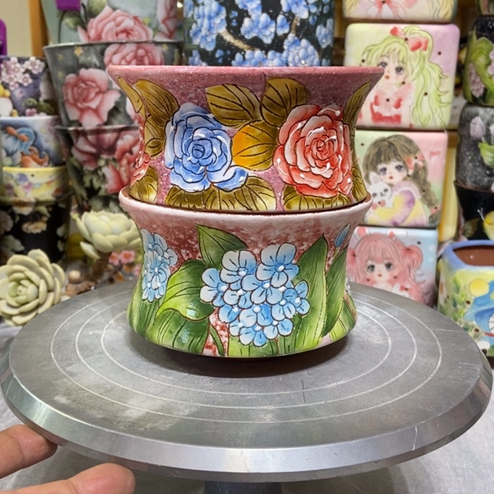 景德镇艺术手绘作品