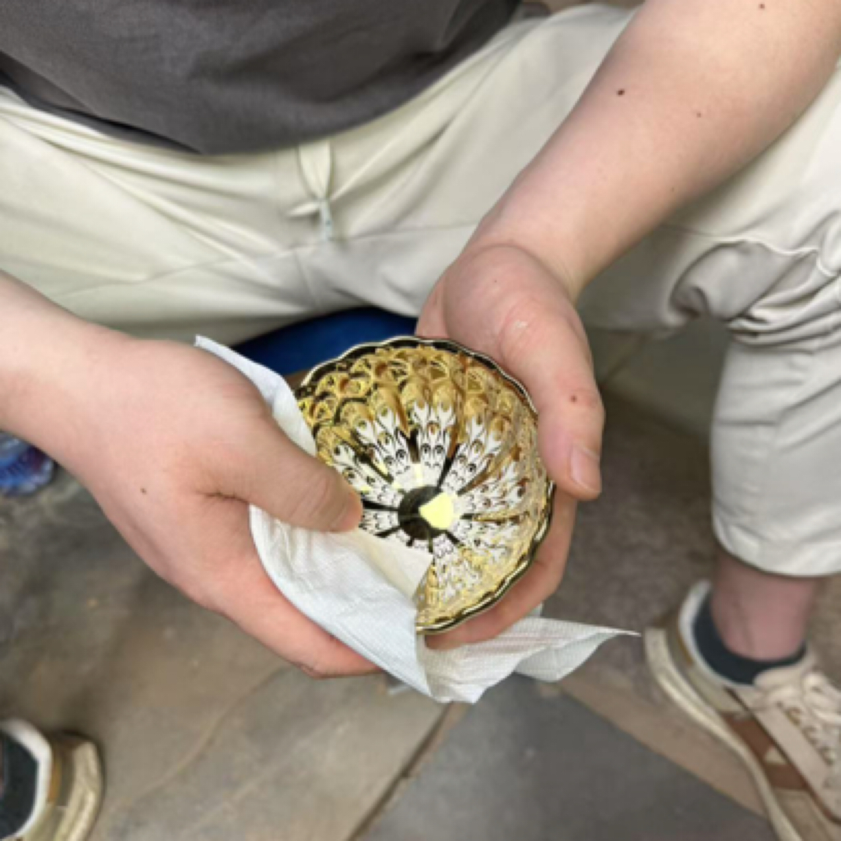 纯手工茶杯 金玉满堂 主人杯