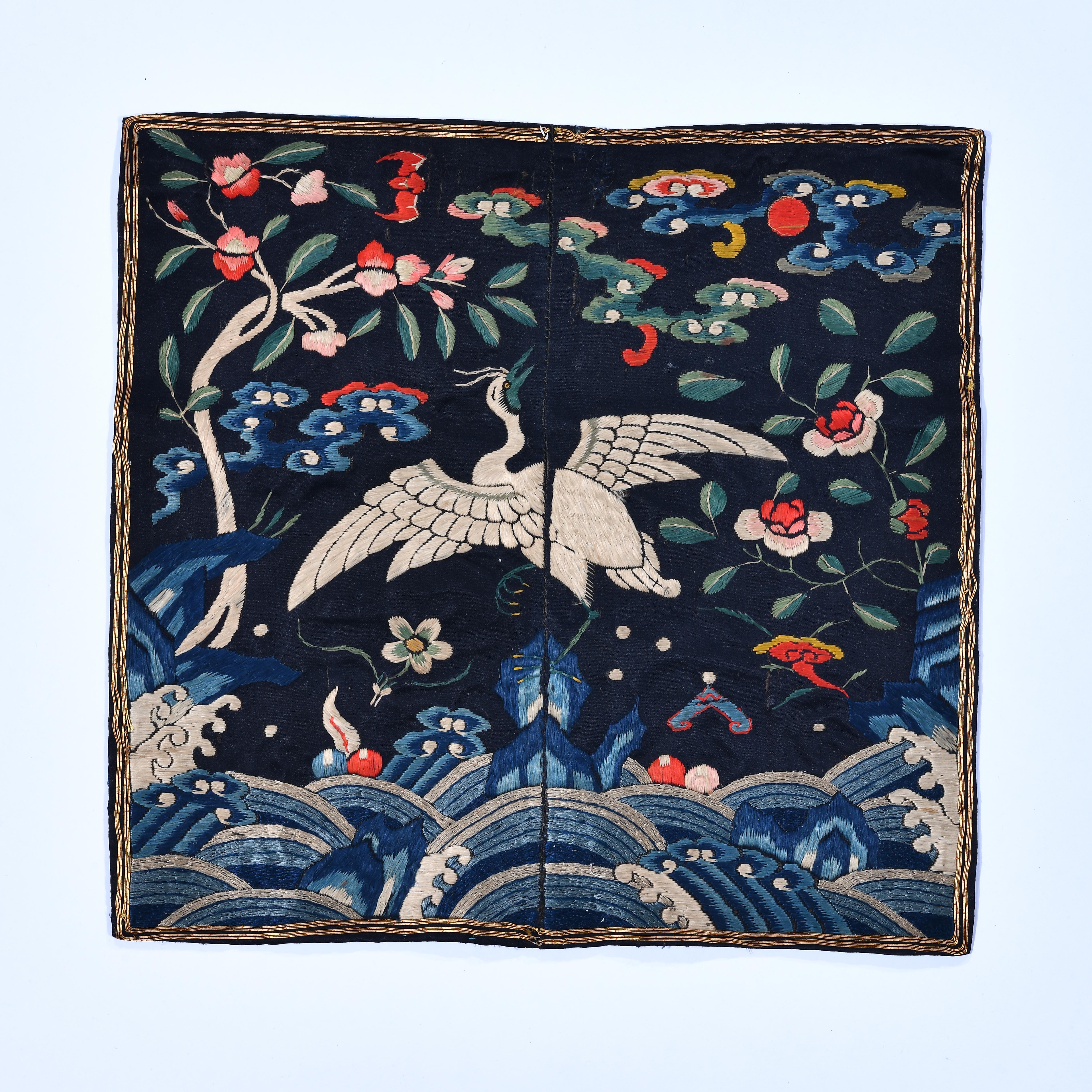 博美十周年拍前导览/彩绣六品官员鹭鸶纹补子