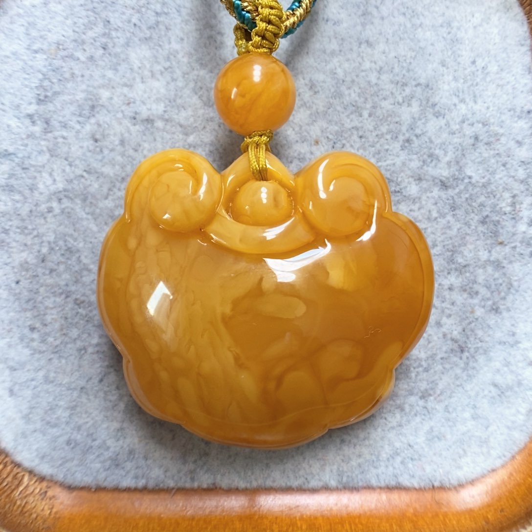 蜜蜡项链未镶嵌蜜蜡吊坠