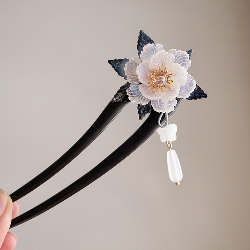 雾皑U钗发簪直播间