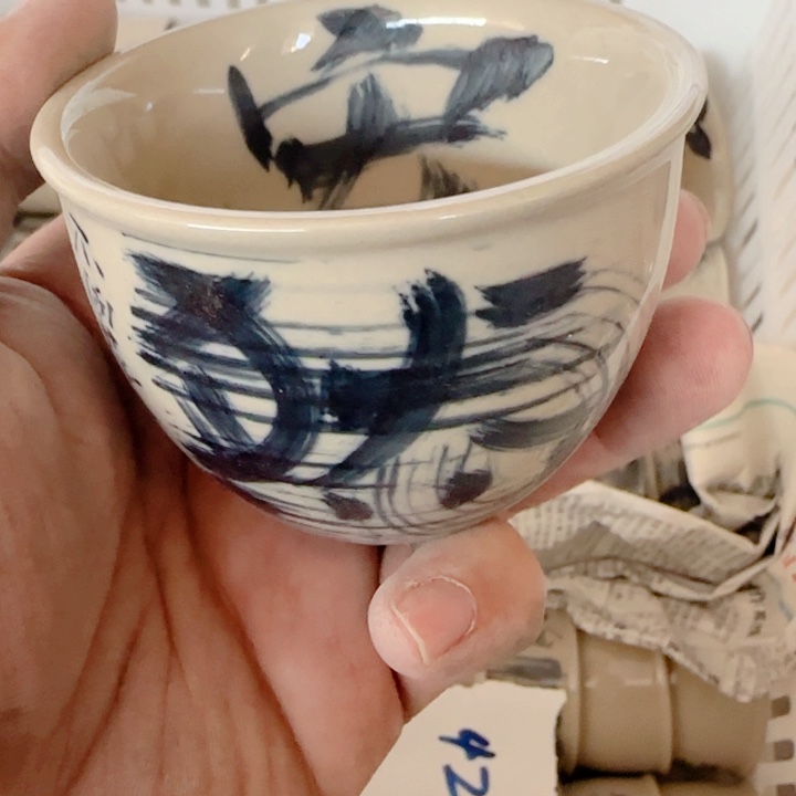 非正品手绘陶瓷茶具