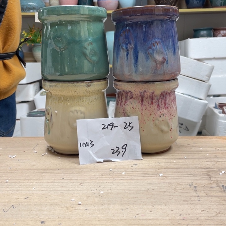 紫砂花盆多肉花盆微瑕25