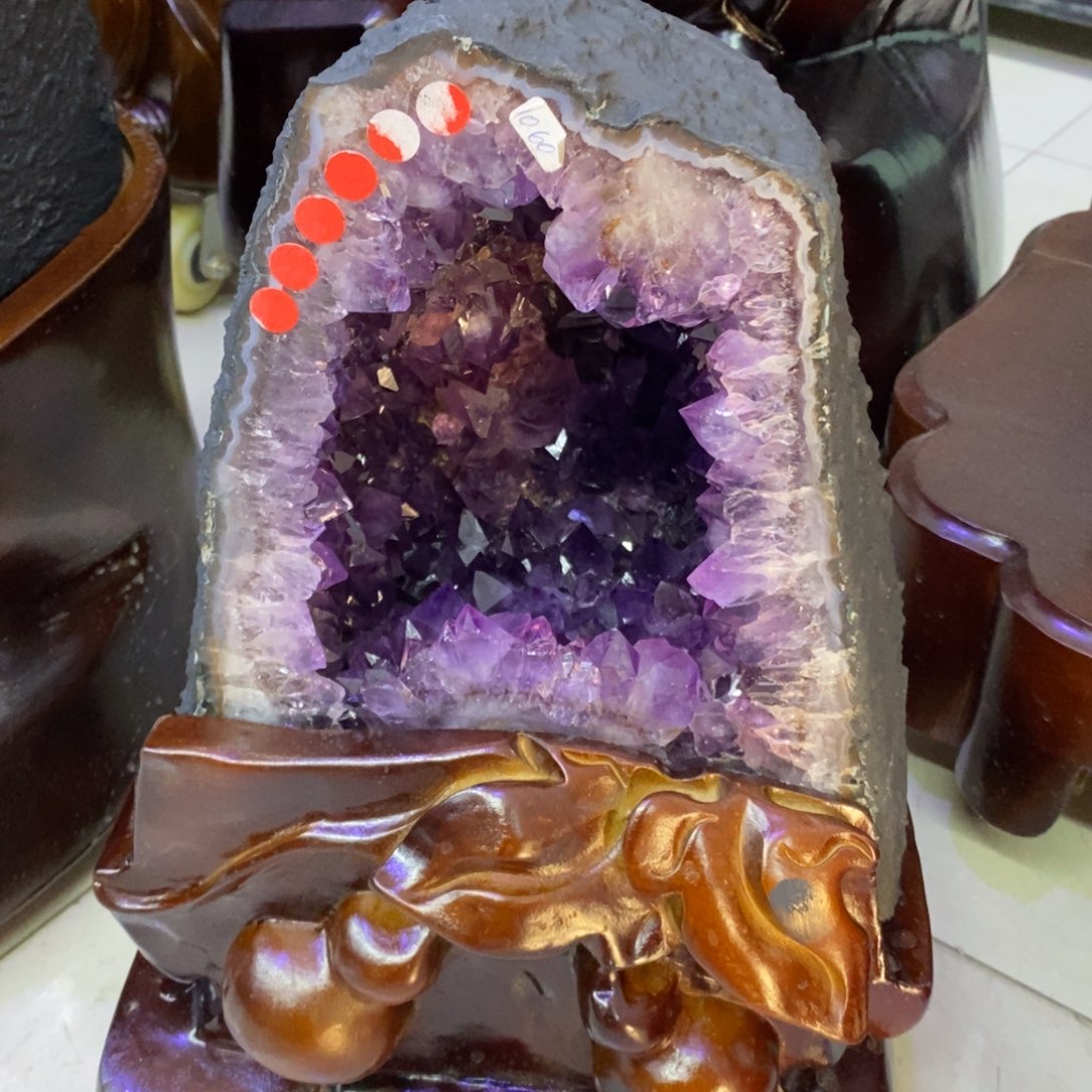 水晶摆件婷未镶嵌