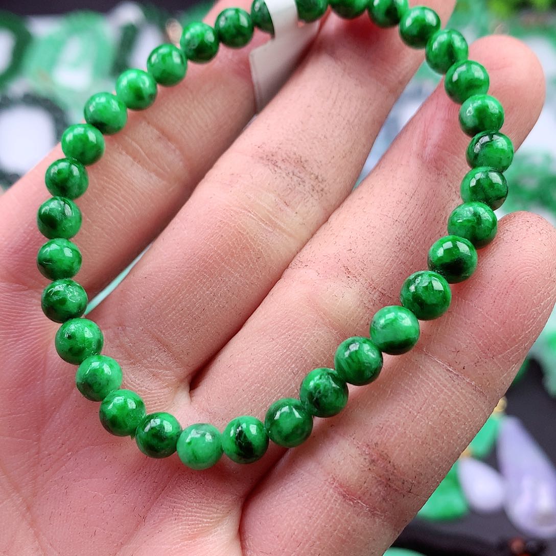 未镶嵌手链翡翠手串