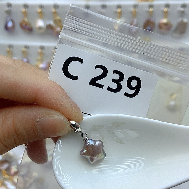 淡水珍珠颈饰银S925镶嵌