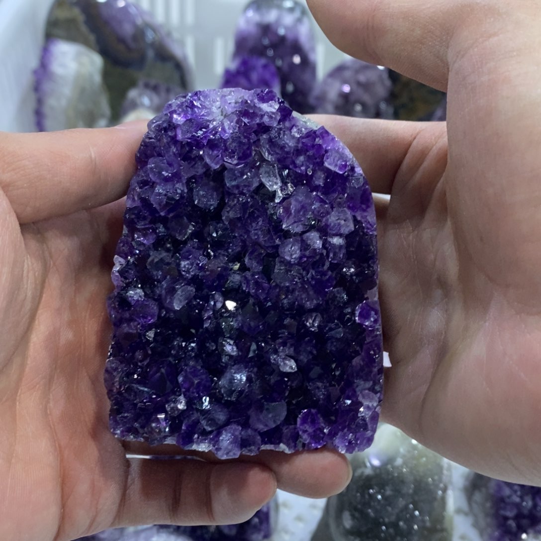 紫晶摆件摆件未镶嵌