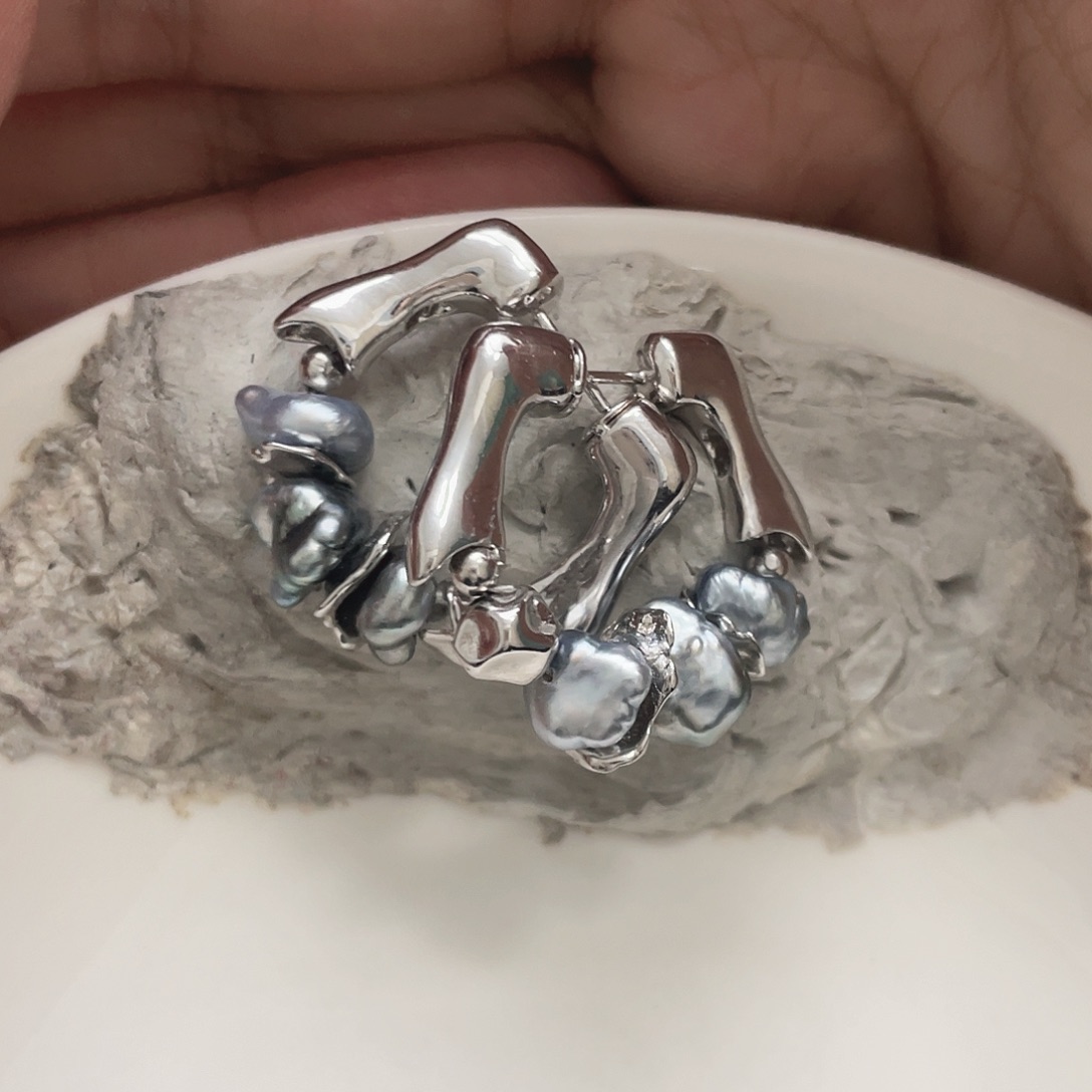 @***y海水珍珠银S925镶嵌戒指