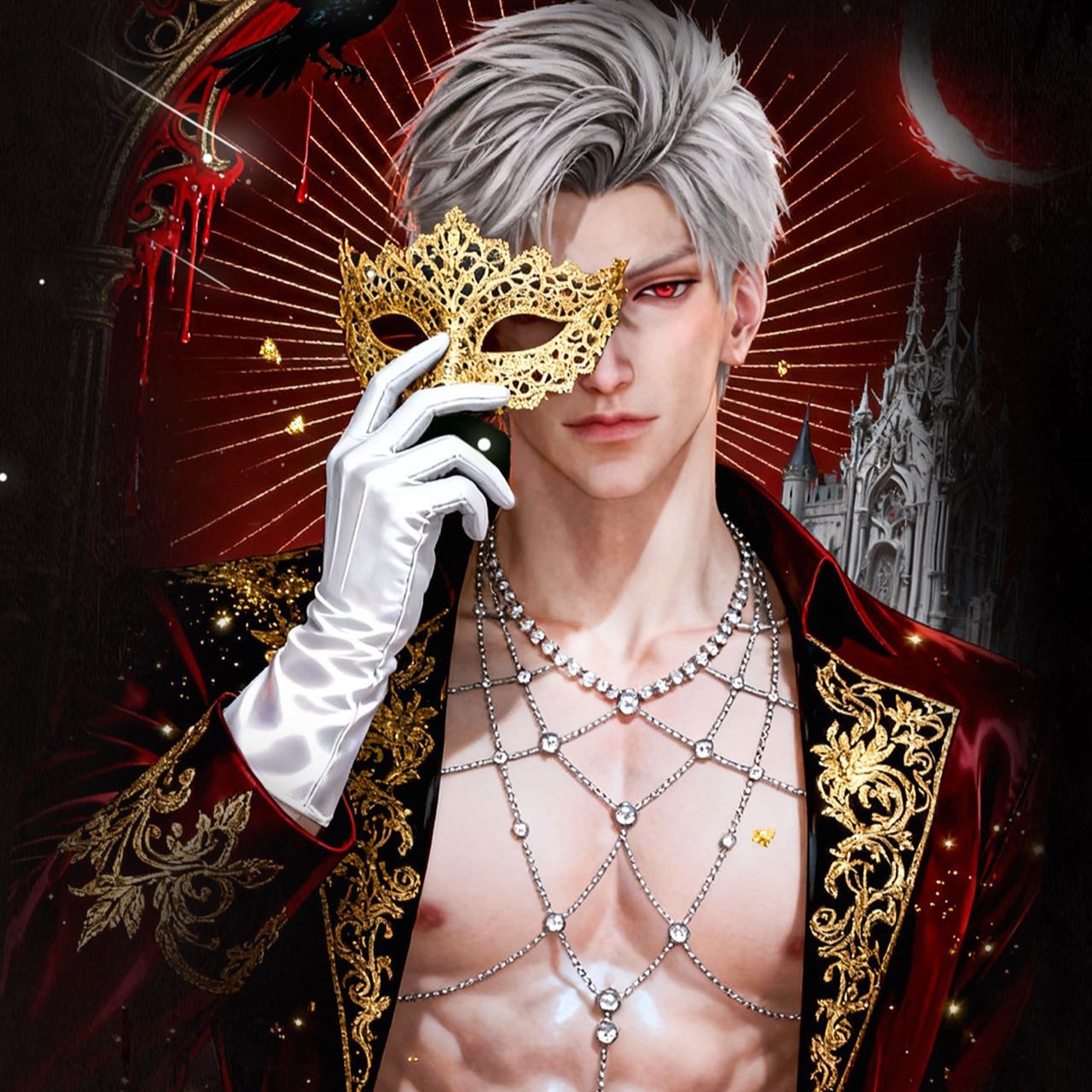 【新人浮浮】丫丫文创【金护星眸】恋与深空*亚克力包边小卡（代拆）