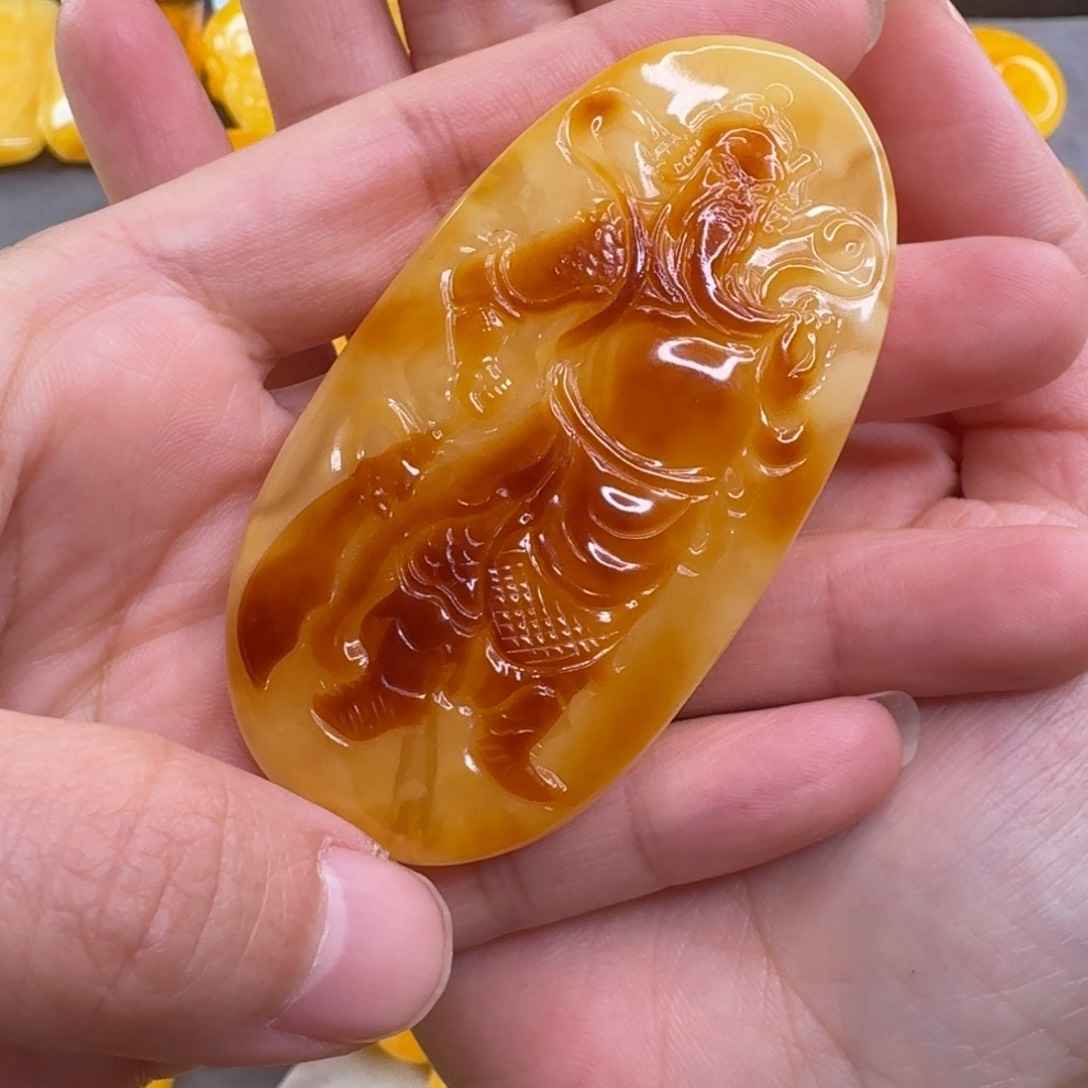 蜜蜡毛衣链未镶嵌