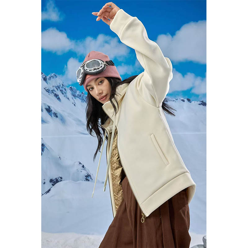 （男女款）2357 秋冬新款黑金石墨烯防风连帽羽绒服外套