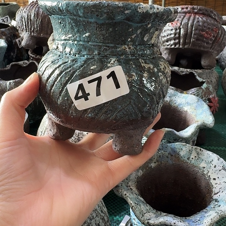 内口10高11粗陶手工