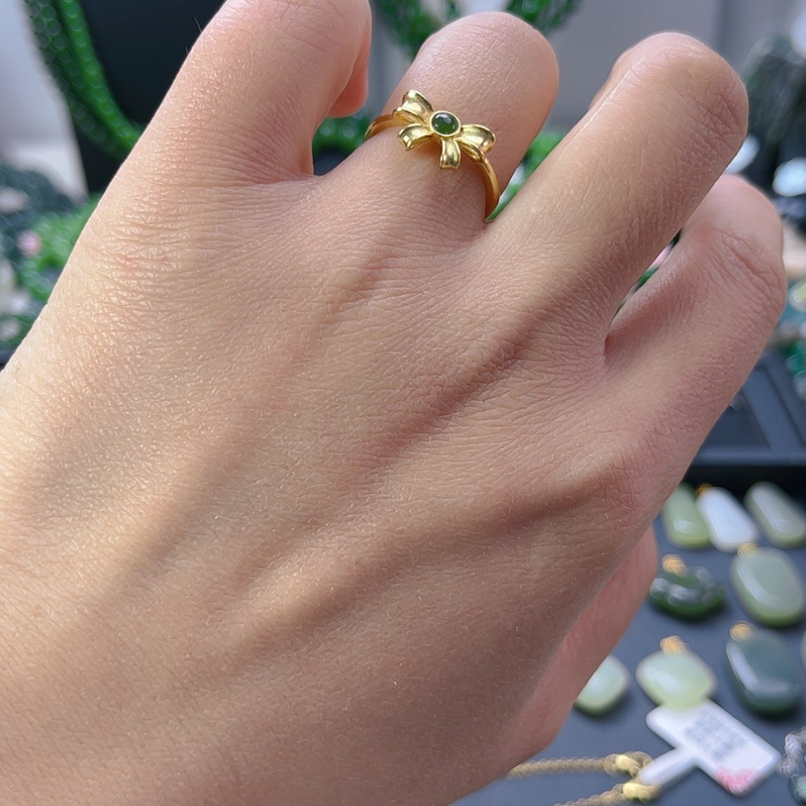 【闪购商品】和田玉颈饰银S925镶嵌