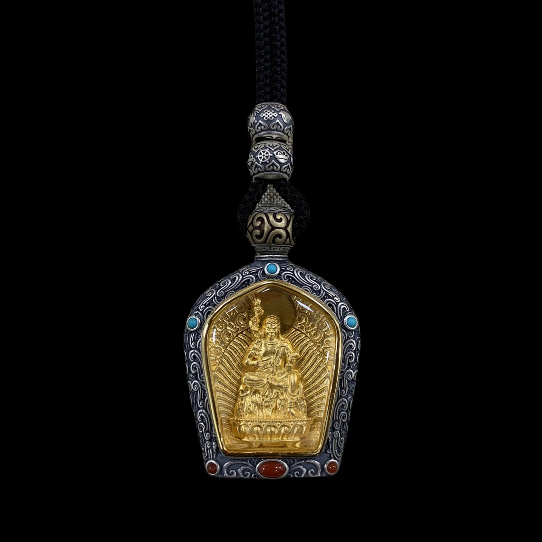 吊坠925银 V811银吊坠（不动明王）