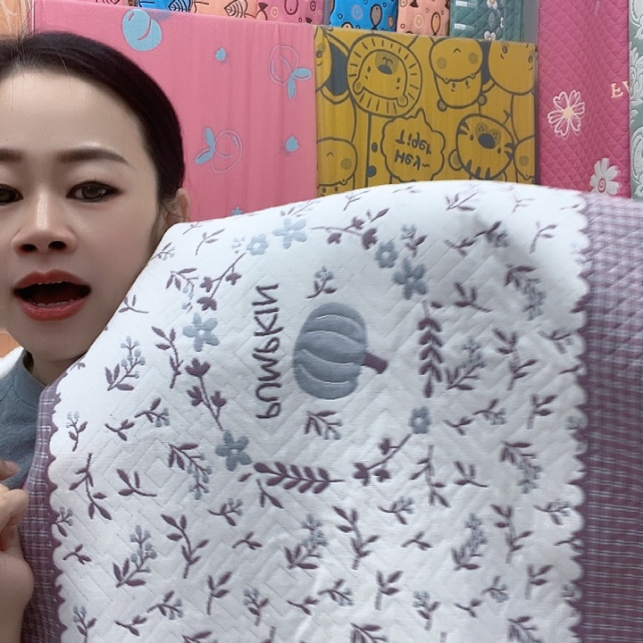 棉粉色小南瓜纯棉